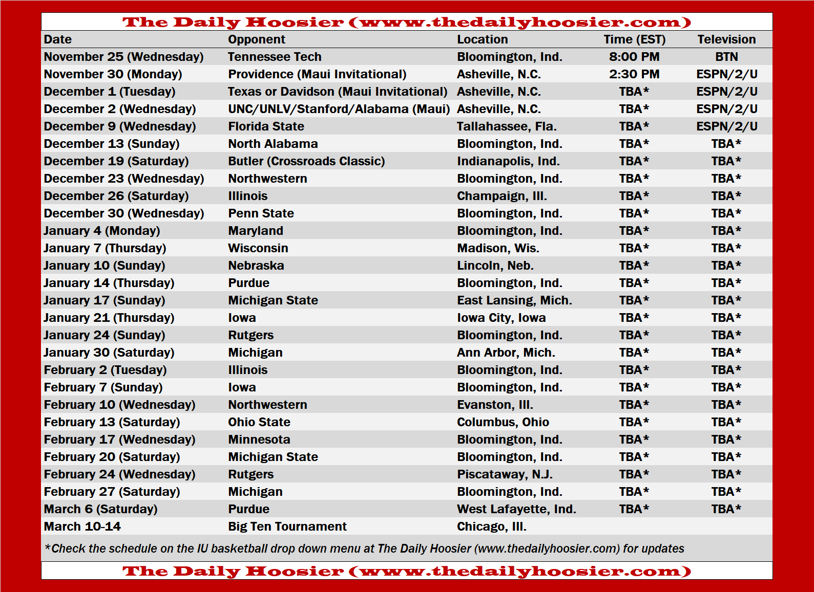 Iu Men s 2023 24 Basketball Schedule
